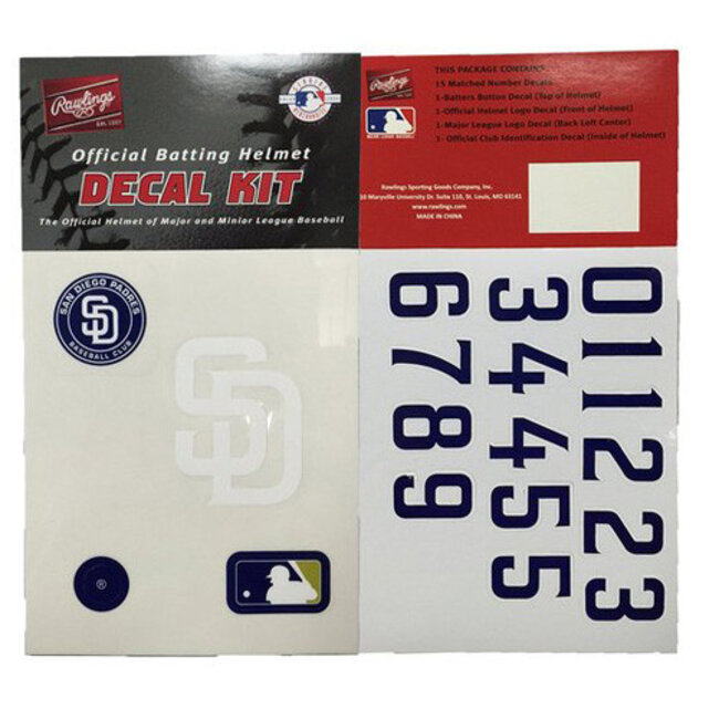Rawlings MLB Decal Kit: MLBDC