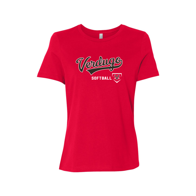 Verdugo Softball Womens Cotton Crew