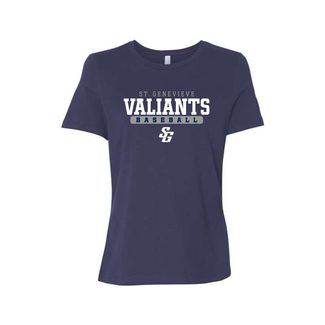 St Gen's Baseball Ladies Relaxed Crew Tee