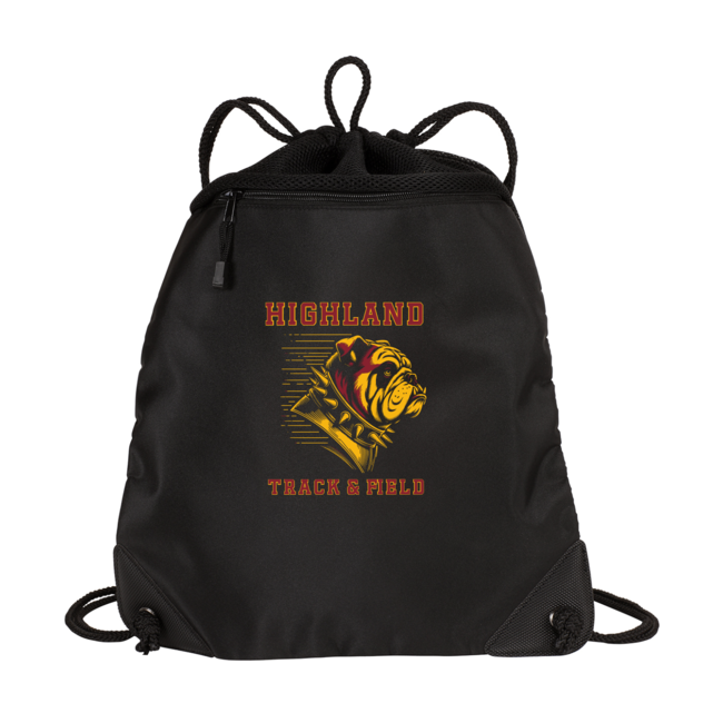 Highland Track & Field Cinch Pack with Mesh Trim