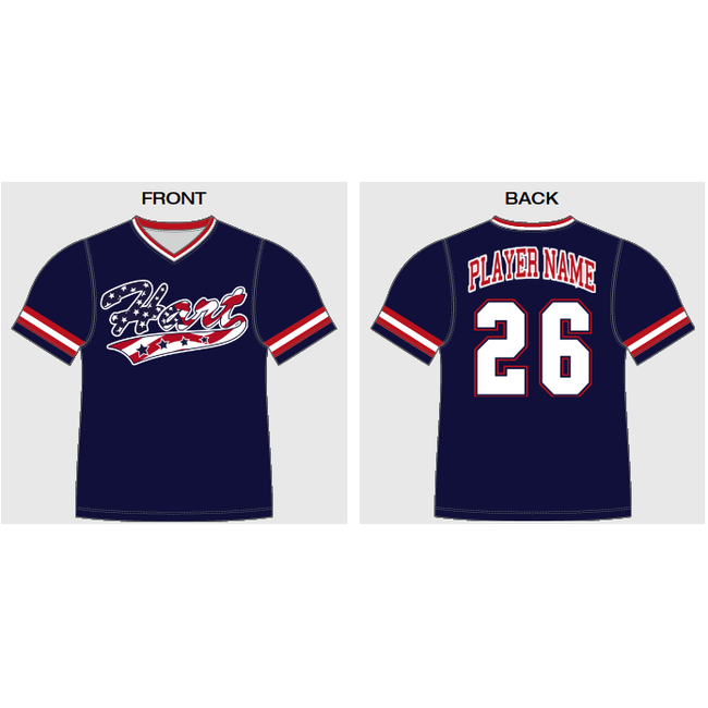 Hart Select Team  Custom Sublimated Navy Jersey - REQUIRED