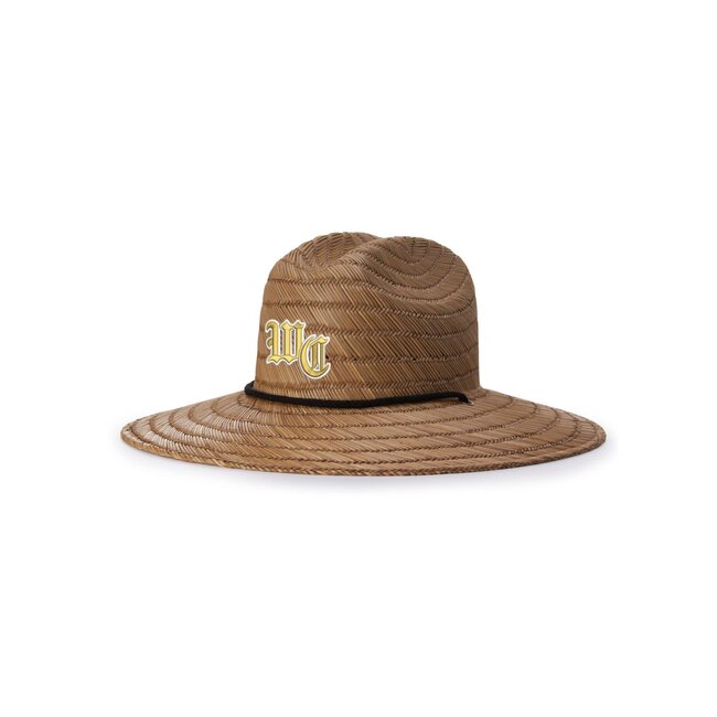 West Coast Baseball Laser Patch Waterman Straw Hat