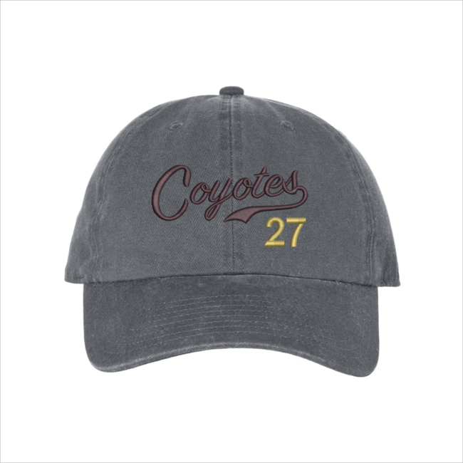 AV Coyotes Baseball 47 Brand - Clean up Cap - Script w/#