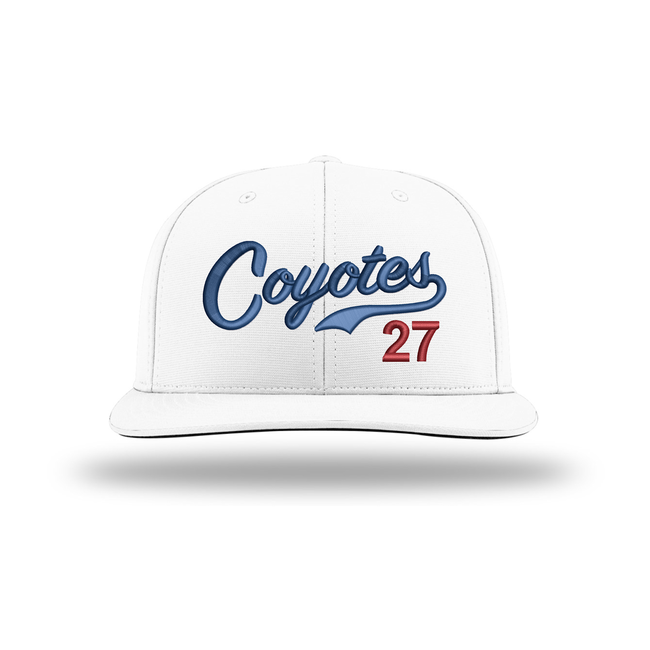 AV Coyotes Baseball Richardson PTS20 Flexfit Cap - Script w/#