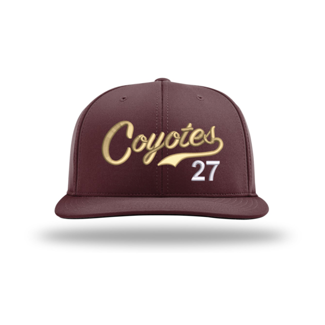 AV Coyotes Baseball Richardson PTS20 Flexfit Cap - Script w/#