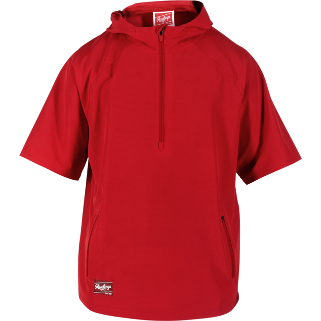 Rawlings ColorSync Short Sleeve Hooded Cage Jacket -  CSSHJ