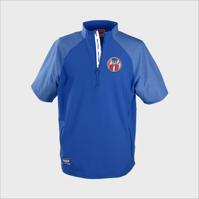 Squires Baseball Rawlings ColorSync Short Sleeve Cage Jacket - CSSSJ2
