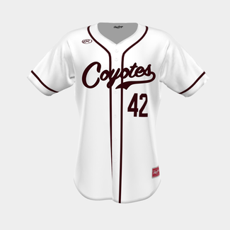 Rawlings AV Coyotes Custom Full Button Jersey