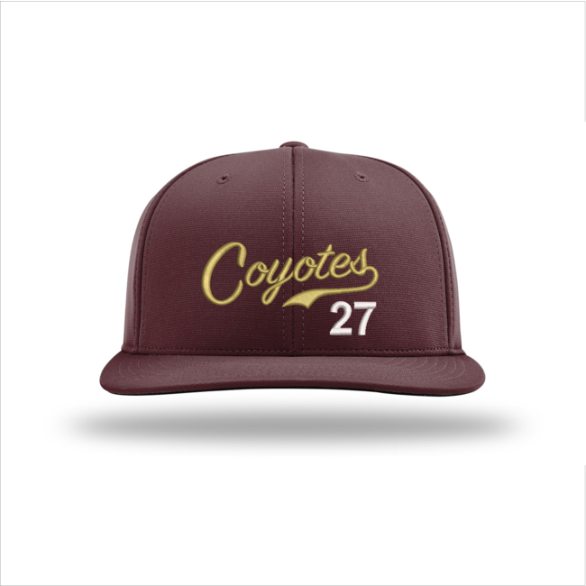 AV Coyotes Baseball Richardson PTS20 Flexfit Cap - Script w/#