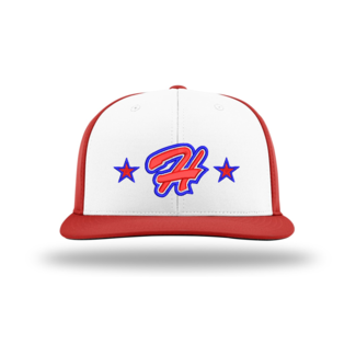 Richardson Cap Hart Tournament Team PTS20 Alternate Red/White "H w/stars" Cap