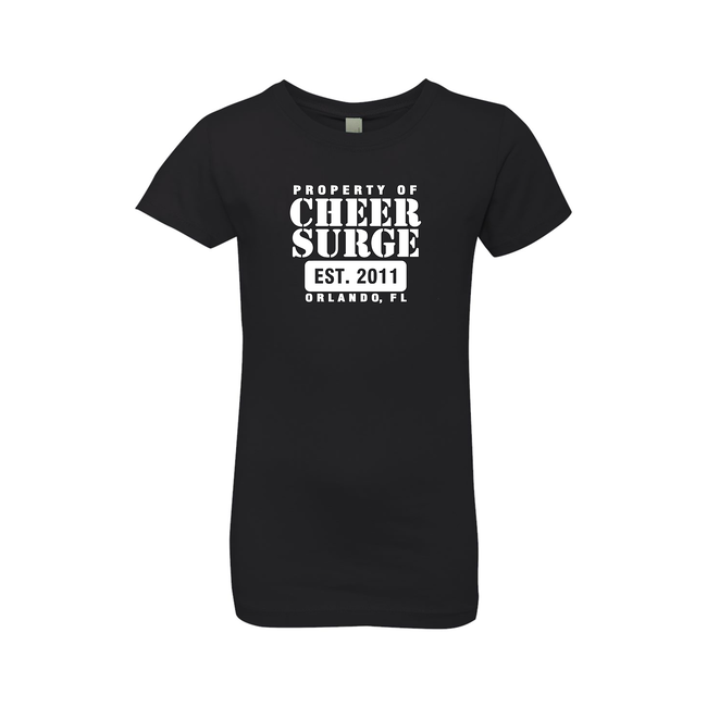 CheerSurge Property Logo Girls Cotton T-Shirt