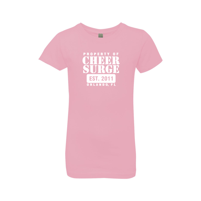 CheerSurge Property Logo Girls Cotton T-Shirt