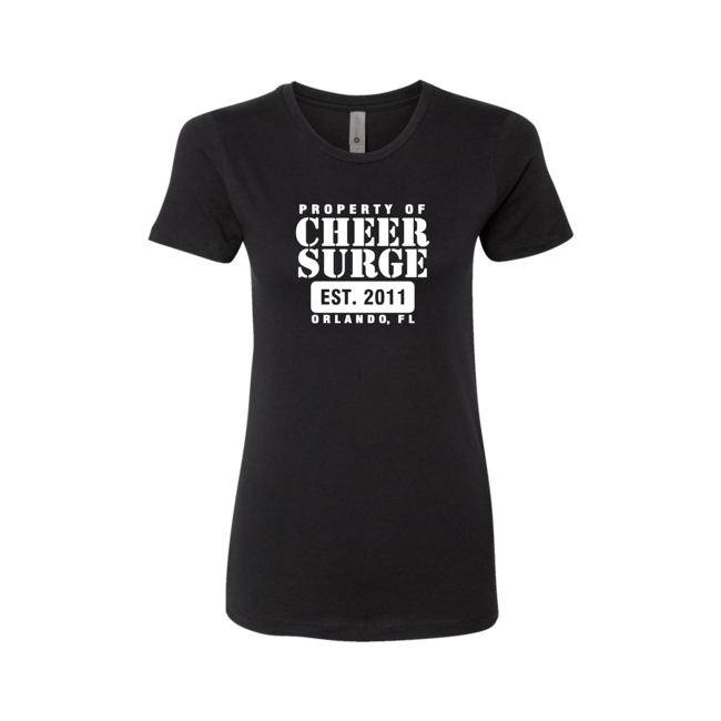 CheerSurge Property Logo Women's Cotton T-Shirt