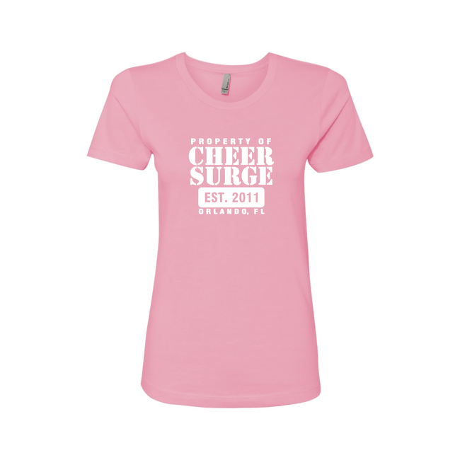 CheerSurge Property Logo Women's Cotton T-Shirt
