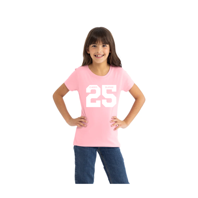 CheerSurge 25 Girls Cotton T-Shirt