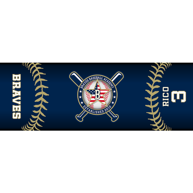 Braves Baseball Custom Cooling Towel