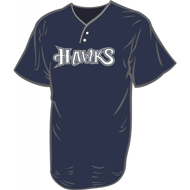 SCV Hawks Protime 2 Button Varsity Navy Jersey - 4003