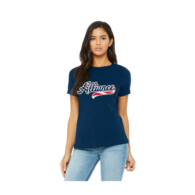 Alliance Baseball Club Women's Relaxed Crew Tee