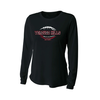 A4 Verdugo Girl's Flag Football  Women's Long Sleeve Performance Crew