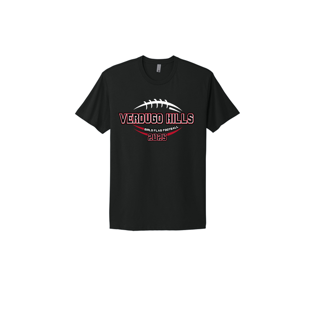 Verdugo Girl's Flag Football Cotton Short Sleeve Crew - 3600