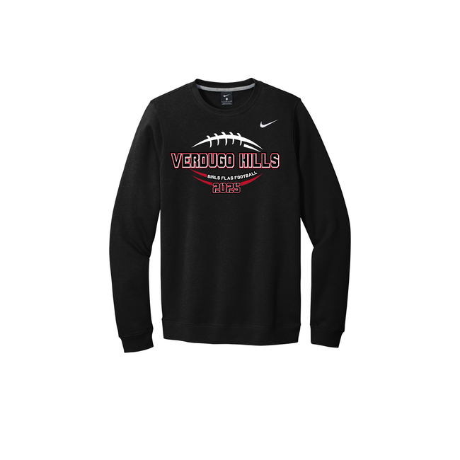 Verdugo Girl's Flag Football Nike Fleece Crew