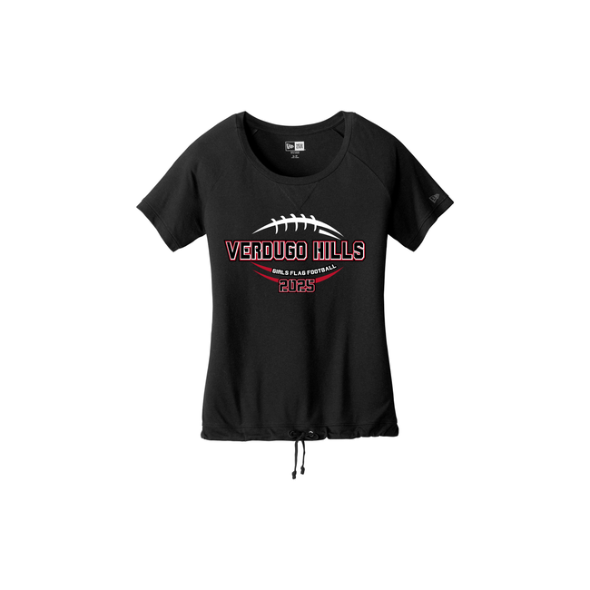Verdugo Girl's Flag Football New Era Ladies Tri-Blend Performance Cinch Tee