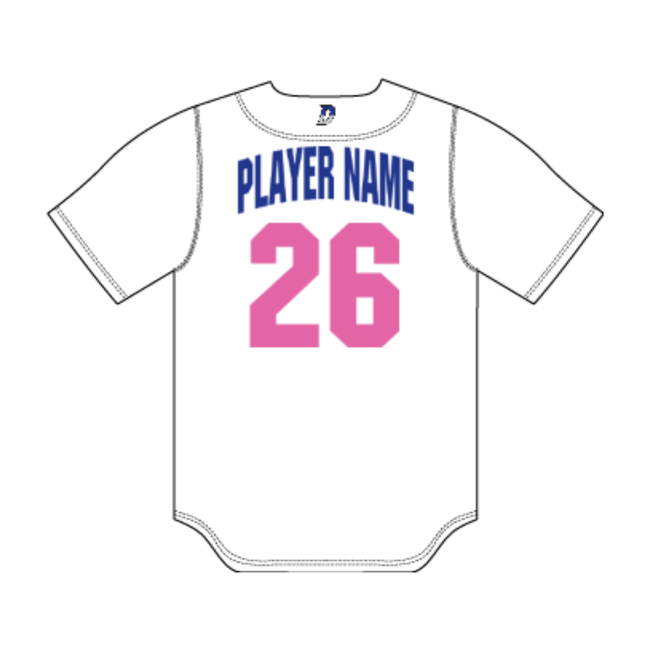 Disruptors Baseball City Connect Full Button White Jersey