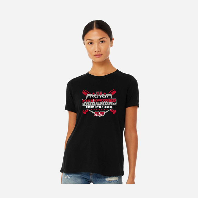 ELL 2025 11U State Champions Women's Relaxed Crew Tee