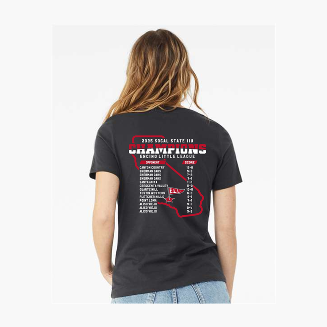 ELL 2025 11U State Champions Women's Relaxed Crew Tee