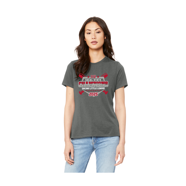 ELL 2025 11U State Champions Women's Relaxed Crew Tee