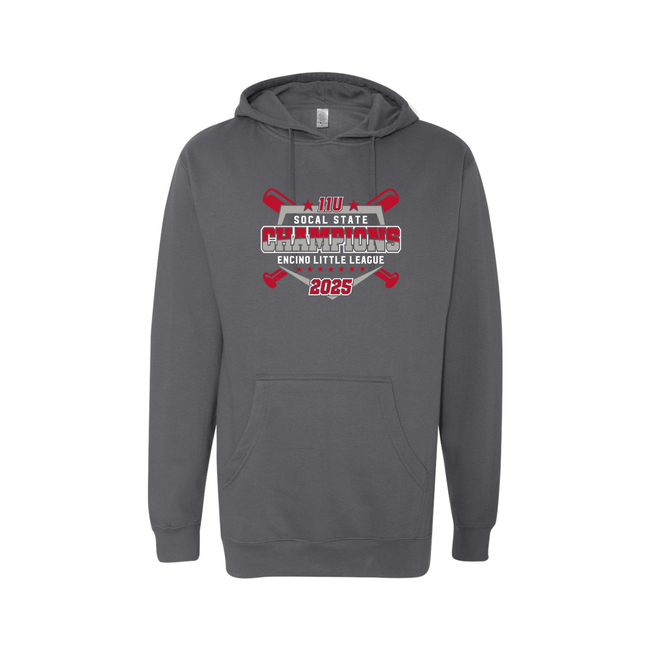 ELL 2025 11U State Champions Independent Midweight Hoodie