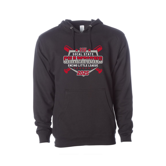 ELL 2025 11U State Champions Independent Midweight Hoodie
