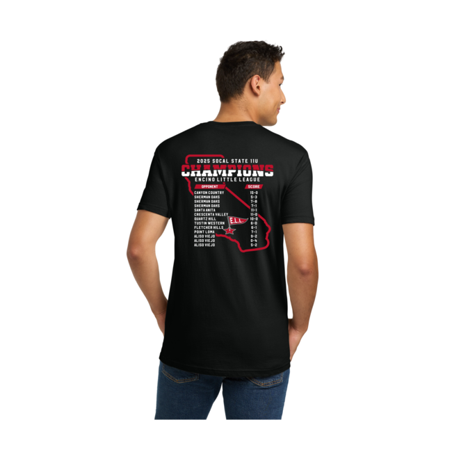 ELL 2025 11U State Champions Crew Tee - 3600