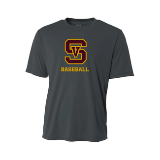 A4 Simi Baseball Performance Shirt - Graphite