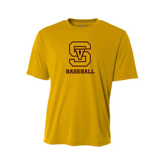 A4 Simi Baseball Performance Shirt - Gold