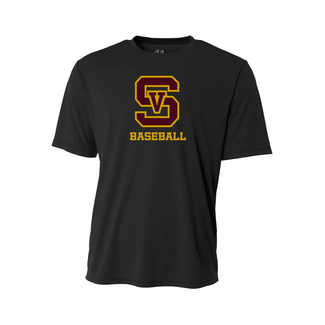 A4 Simi Baseball Performance Shirt - Black