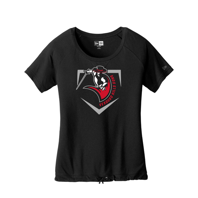 Verdugo Hills Baseball New Era Ladies Tri-Blend Performance Cinch Tee
