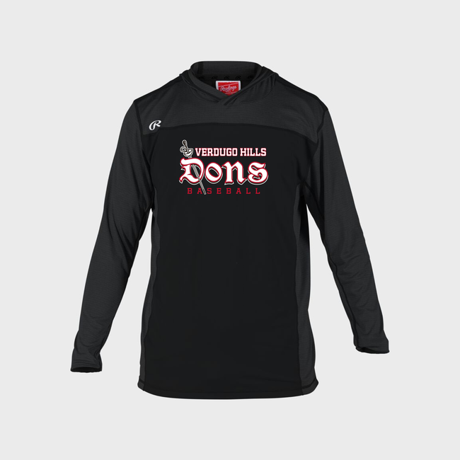 Verdugo Baseball Rawlings Lightweight Training Hoodie