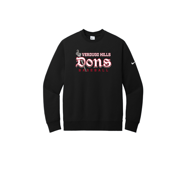 Verdugo Baseball Nike Fleece Crew