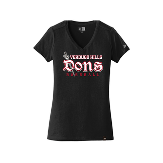 New Era Verdugo Baseball New Era Ladies Heritage Blend V-Neck Tee