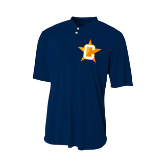 A4 Chatsworth Baseball 2 Button Fall Jersey