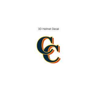 Bagger Sports Chatsworth Baseball Helmet 3D Decal
