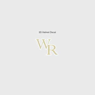 Bagger Sports West Ranch Baseball Helmet 3D Decal