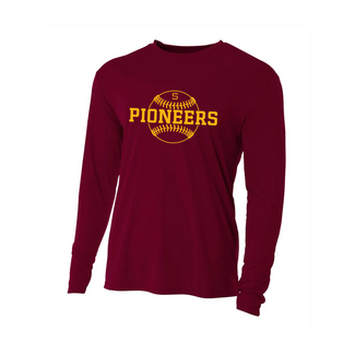 A4 Simi Baseball Cooling Performance Long Sleeve Crew