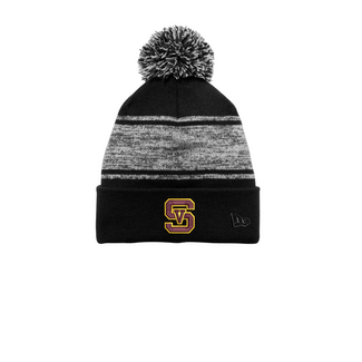 New Era Simi Baseball New Era Pom Beanie w/Embroidery