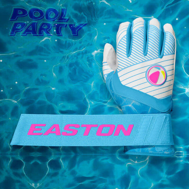 Easton Walk-Off Locked In Batting Gloves - Pool Party