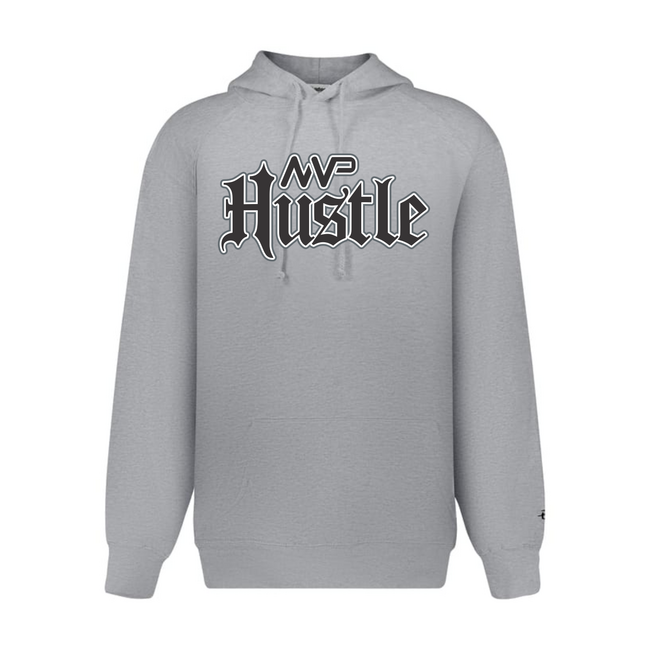 MVP Hustle Baseball Badger 1254 - Cotton Hoodie
