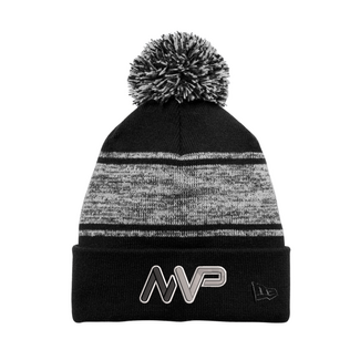 New Era MVP Hustle Baseball New Era Pom Beanie w/Embroidery