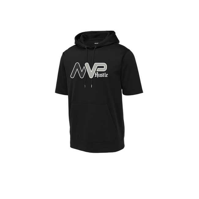 MVP Hustle Baseball Fleece Short Sleeve Hoodie