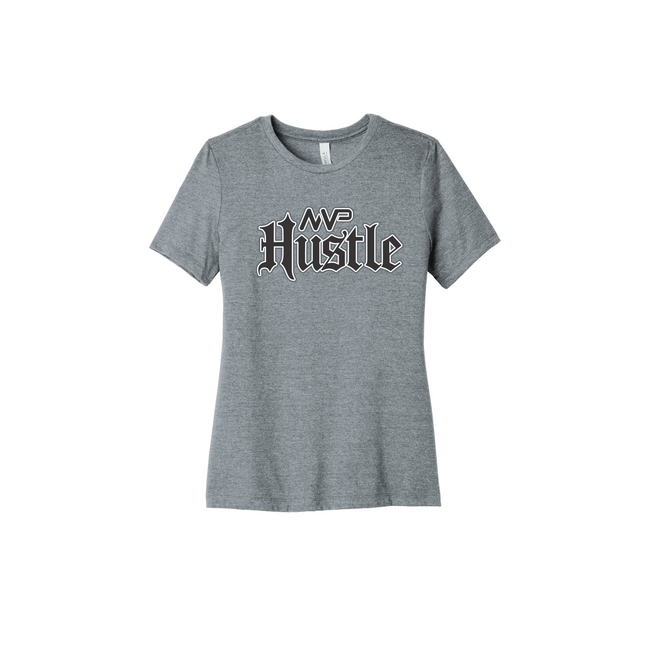 MVP Hustle Baseball Ladies Relaxed Crew Tee